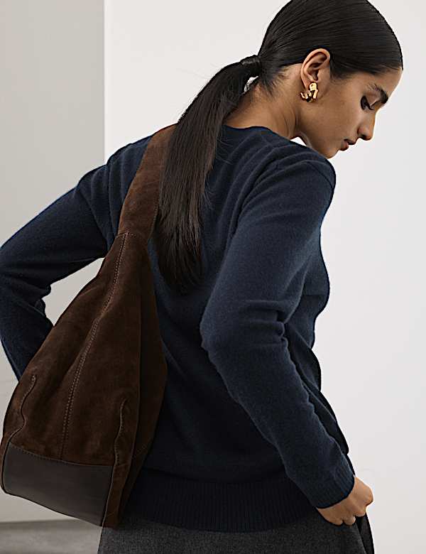 Pure Cashmere Crew Neck Jumper - DE