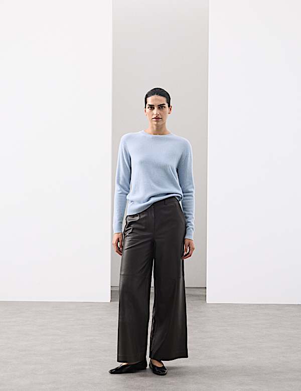 Pure Cashmere Crew Neck Jumper - US