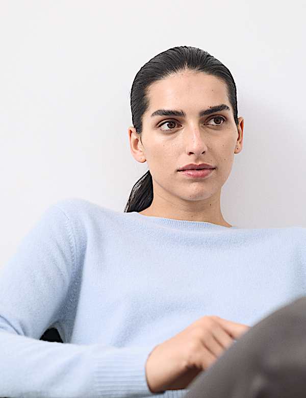 Pure Cashmere Crew Neck Jumper - US