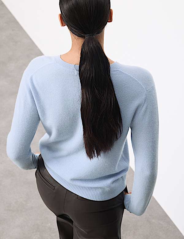 Pure Cashmere Crew Neck Jumper - US