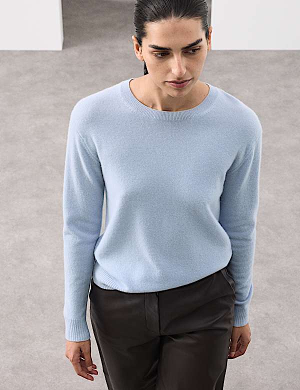 Pure Cashmere Crew Neck Jumper - US