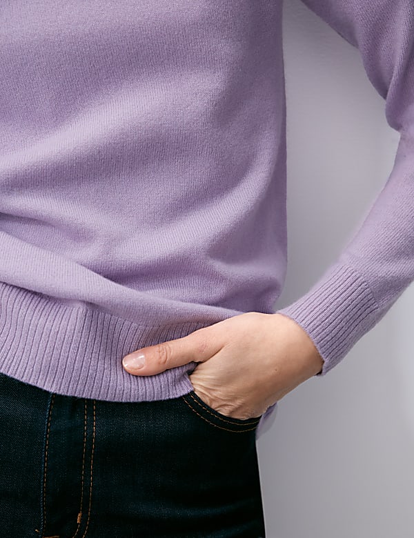 Pull 100 % cachemire &agrave; col rond - FR