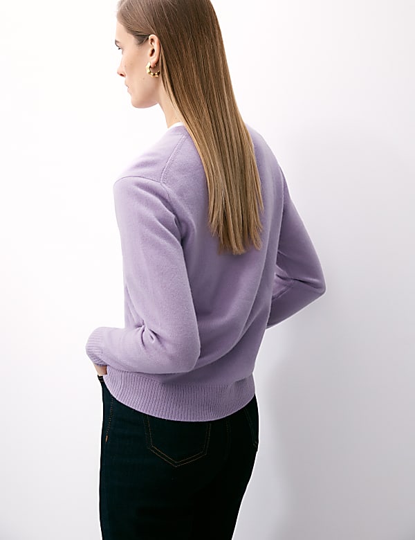 Pull 100 % cachemire &agrave; col rond - FR