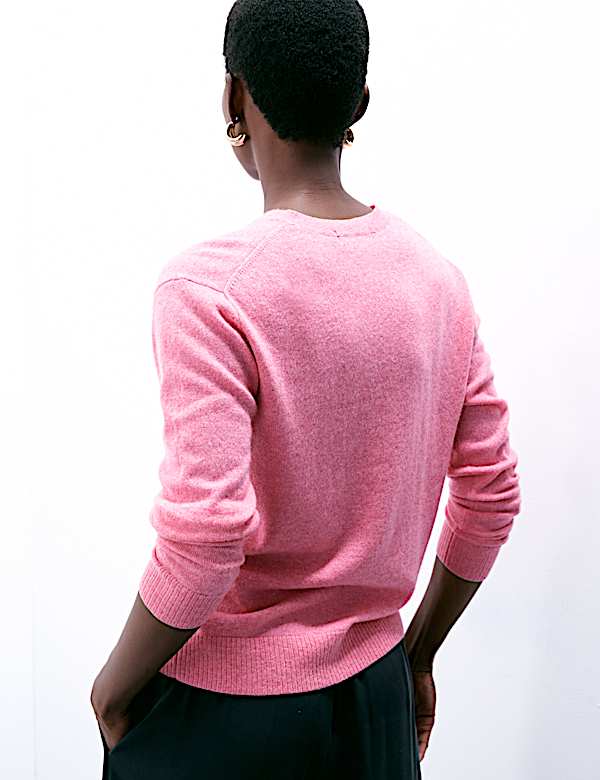 Sweter z okrągłym dekoltem ze 100% kaszmiru - PL