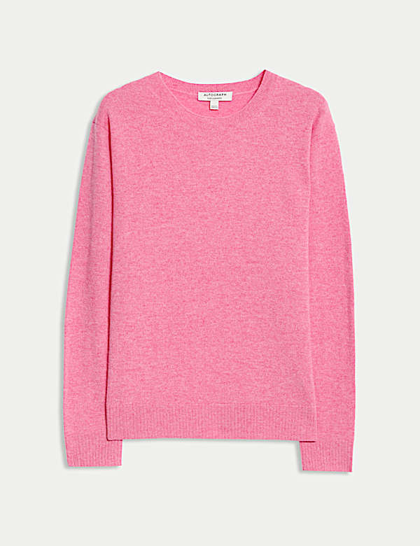 Sweter z okrągłym dekoltem ze 100% kaszmiru - PL