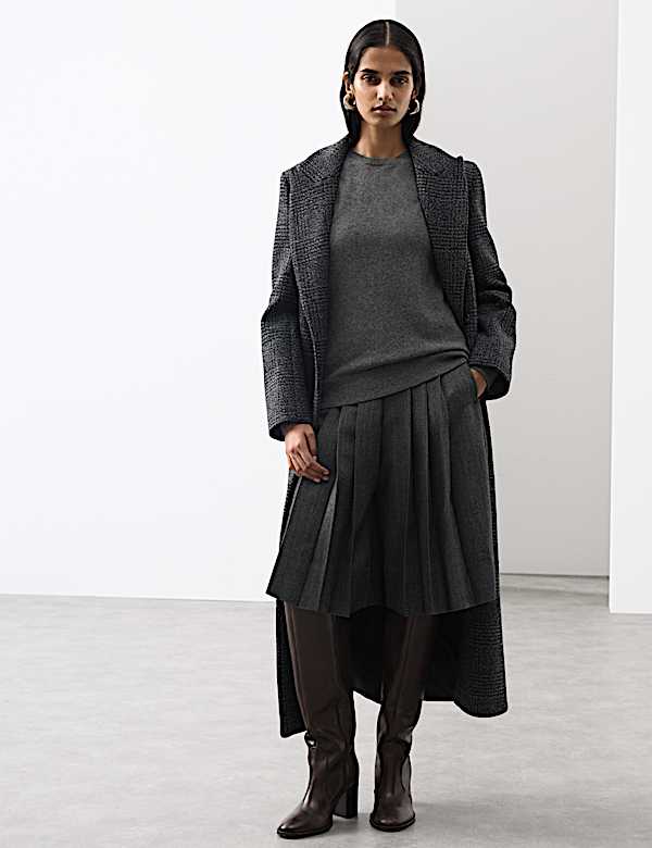 Pure Cashmere Crew Neck Jumper - DE