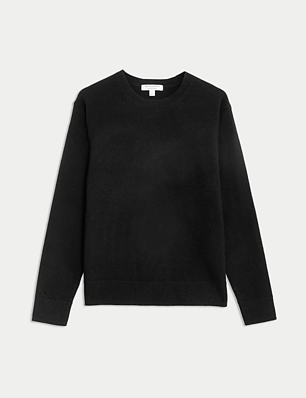 Jersey 100 % cashmere con cuello redondo - US
