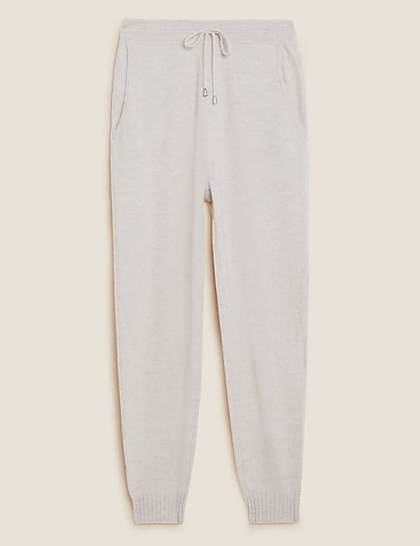 Pantalon de jogging coupe fuselée longueur cheville 100 % cachemire - CH