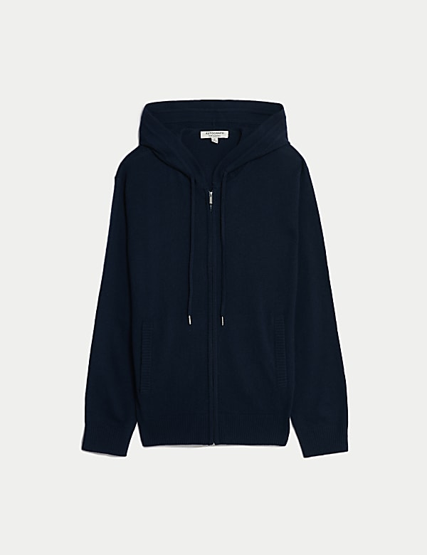 Sweat 100 % cachemire à capuche et fermeture à glissière - LU