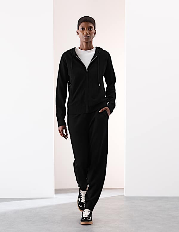 Pure Cashmere Zip Up Hoodie - CH