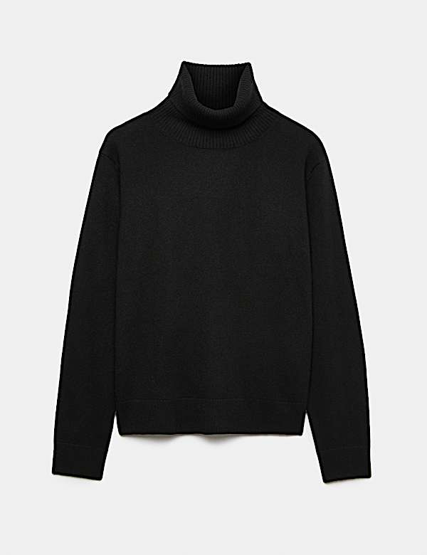 Pure Cashmere Roll Neck Jumper - CZ