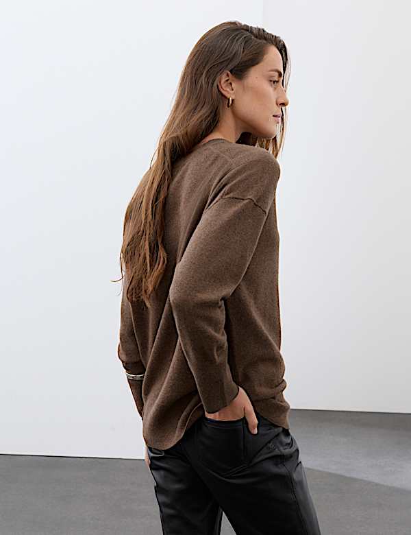 Pure Cashmere Longline Jumper - CN