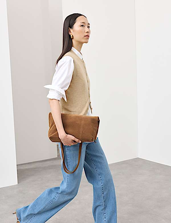 Dzianinowa kamizelka 100% kaszmiru zapinana na guziki - PL