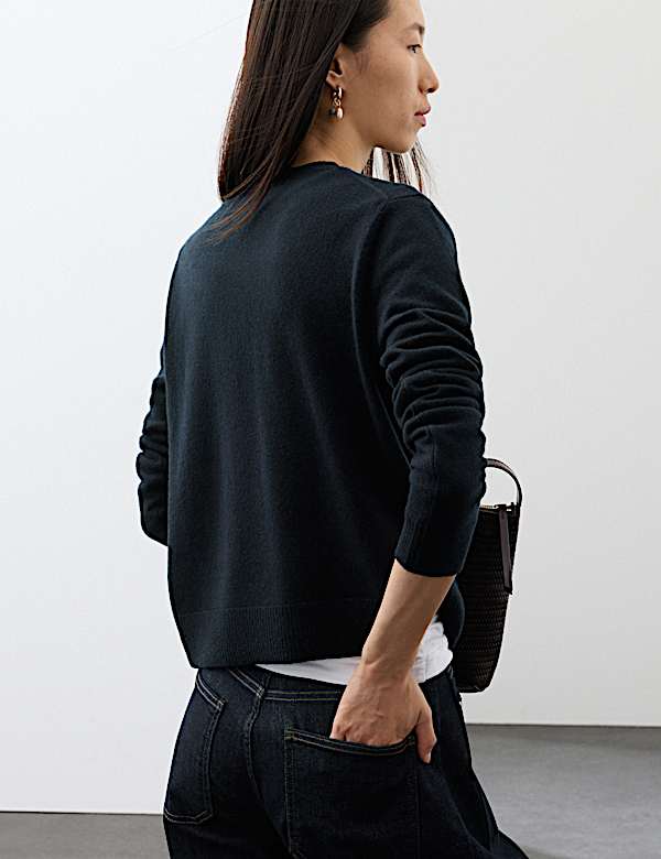 Jumper Kerah Bundar Kasmir Murni - ID