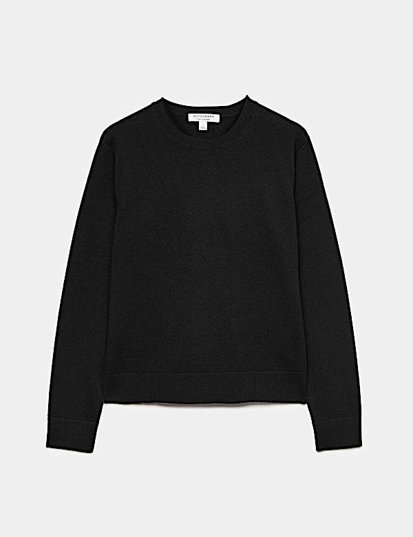 Pure Cashmere Crew Neck Jumper - LT