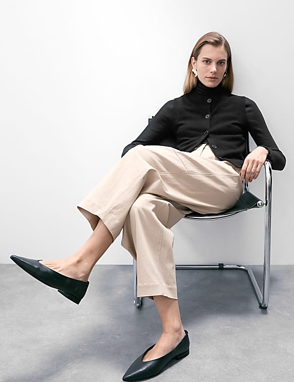 Pure Cashmere Button Through Knitted Vest - JP