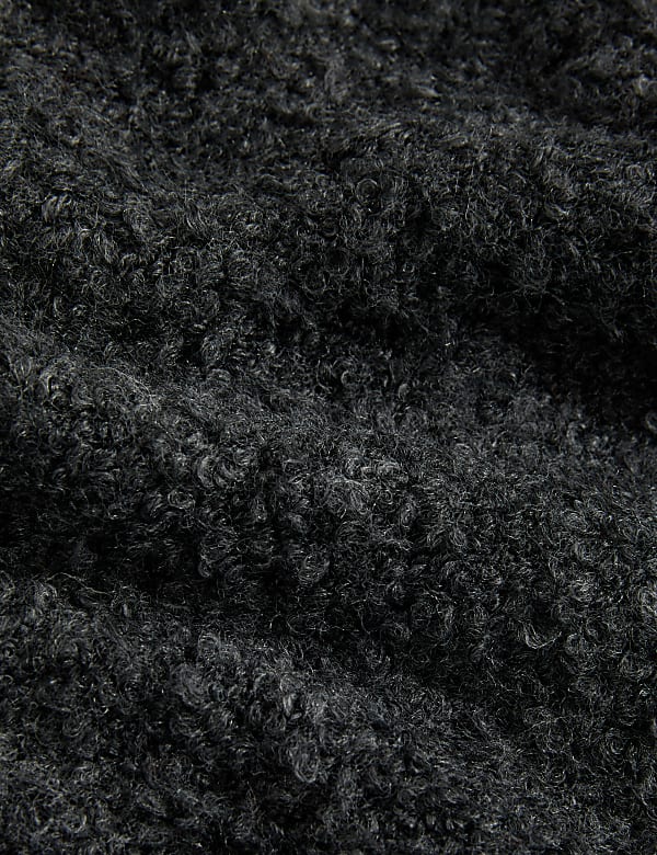 Textured Crew Neck Relaxed Jumper