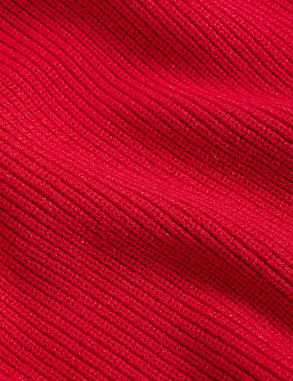 Ribbed Roll Neck Jumper