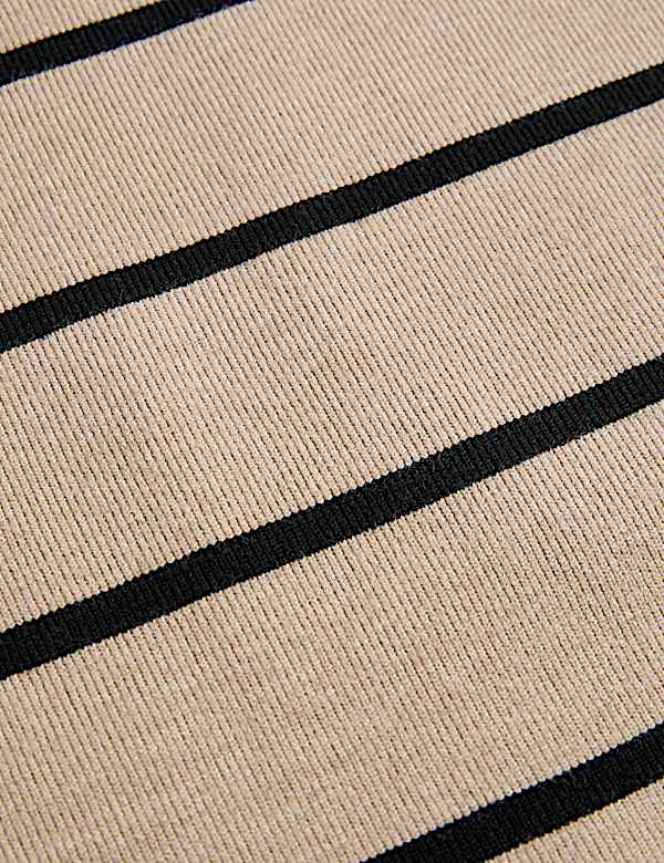 Soft Touch Striped Crew Neck Jumper
