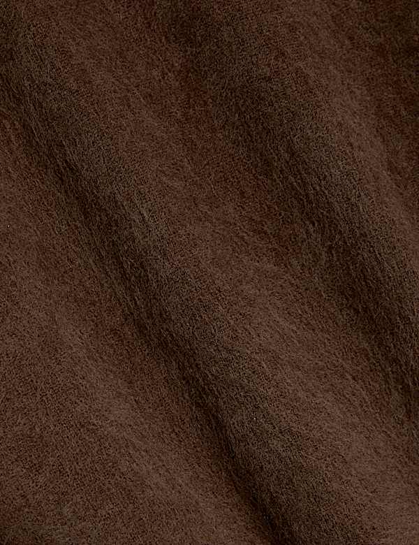 Sweter z okrągłym dekoltem z czesanej wełny z kaszmirem - PL