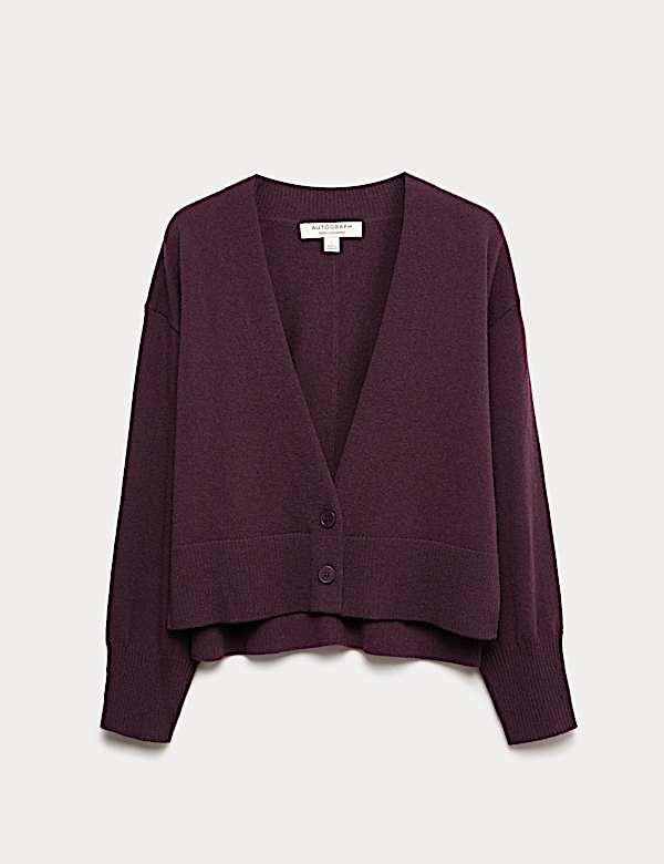 Pure Cashmere V-Neck Cardigan - GR