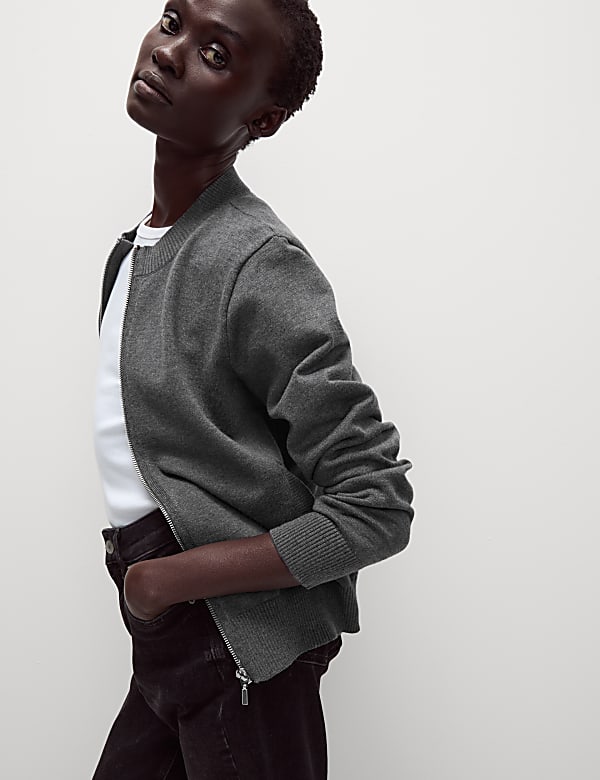 M&s grey cardigan on sale