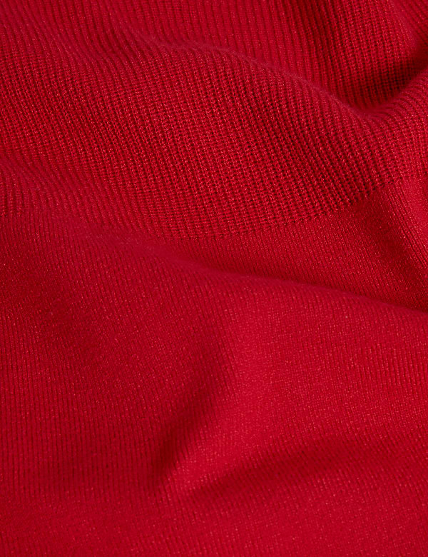 Soft Touch Crew Neck Button Detail Jumper