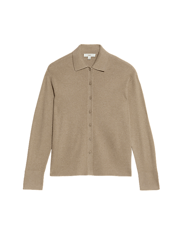 Soft Touch Collared Knitted Top