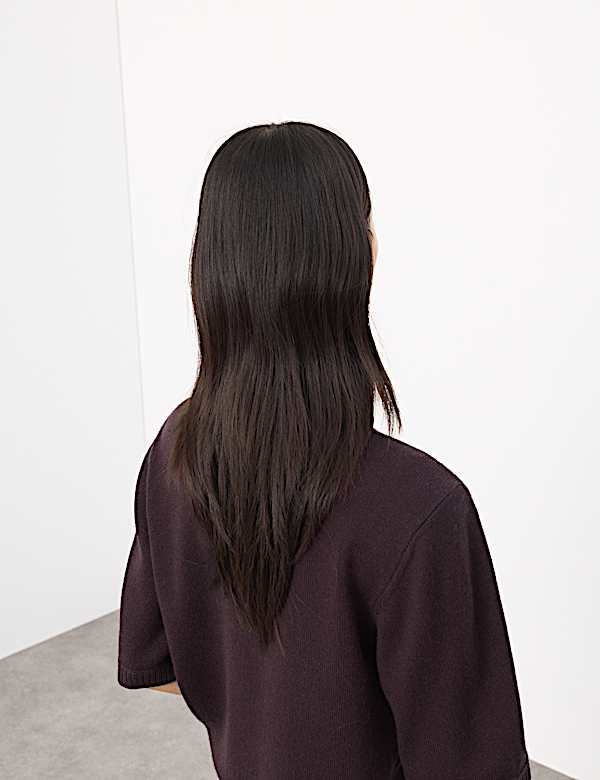 Merino Wool Rich Knitted Top with Cashmere - HR