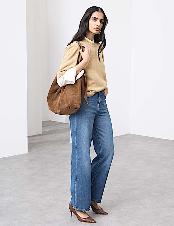 Merino Wool Rich Knitted Top with Cashmere - PL