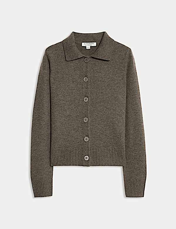 קרדיגן מבד עשיר בצמר מרינו בשילוב קשמיר - IL