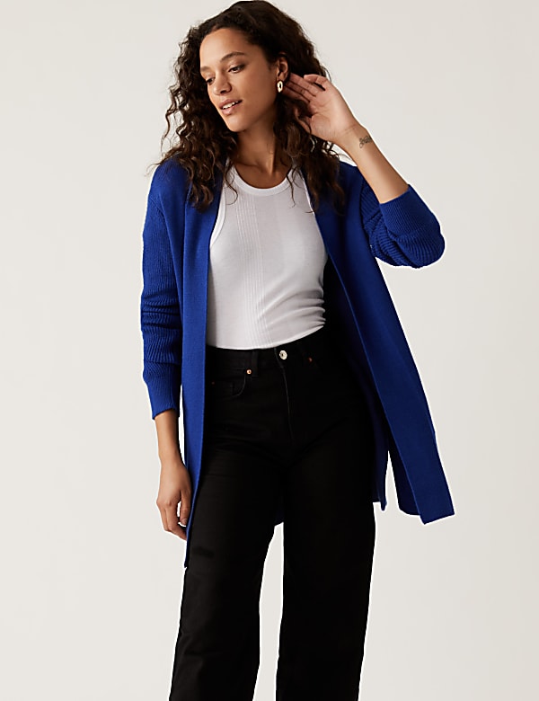 Soft Touch Knitted Longline Cardigan