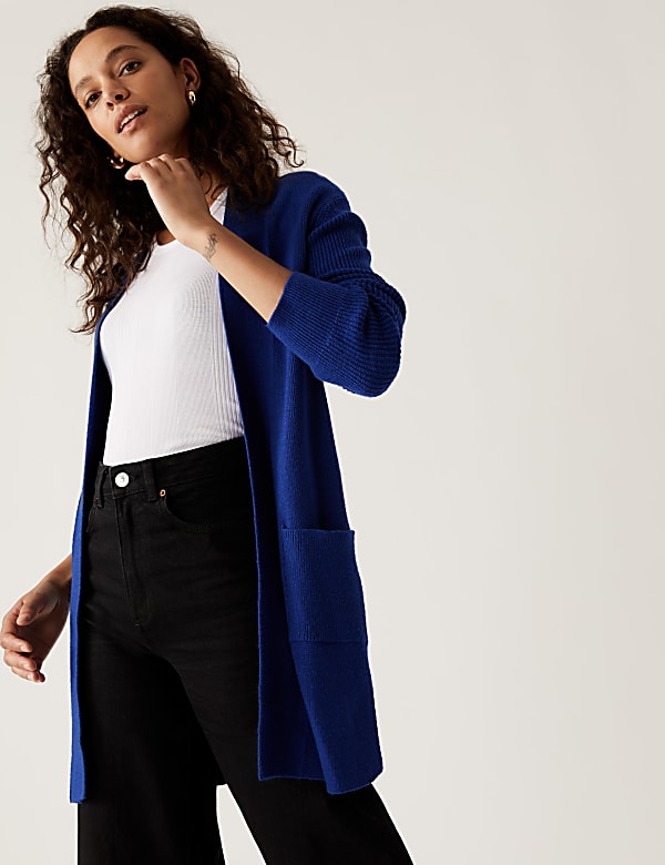 Soft Touch Knitted Longline Cardigan