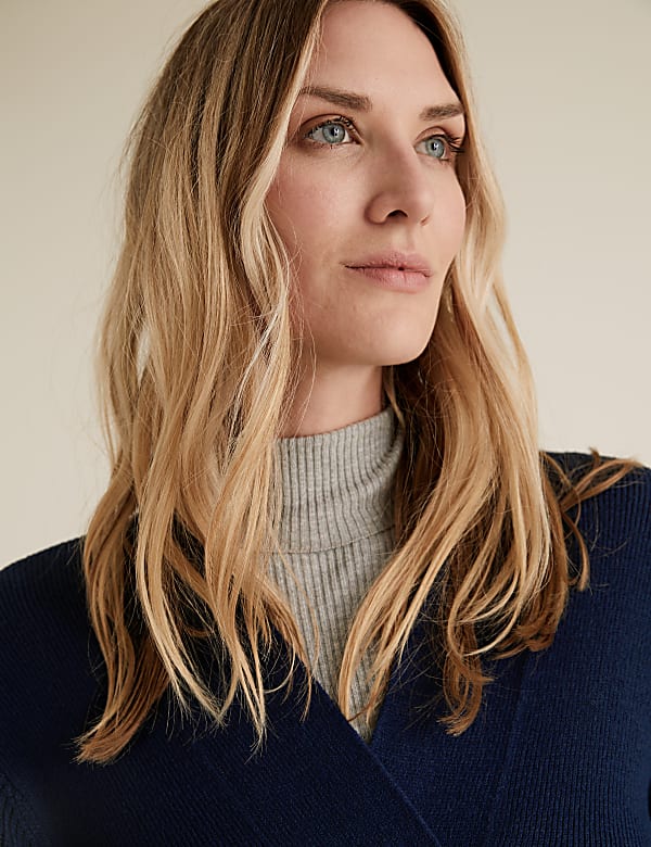 Cardigan long en maille toucher doux - CH