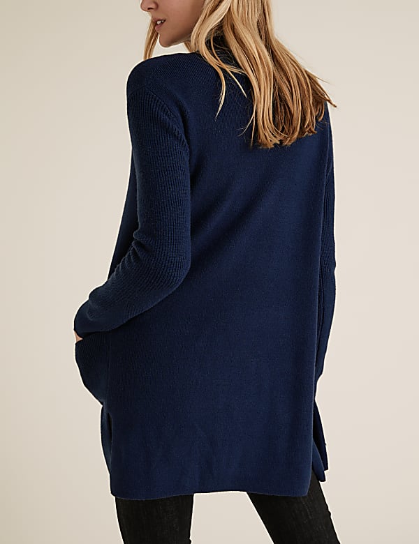 Cardigan long en maille toucher doux - CH