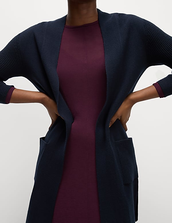 Soft Touch Knitted Longline Cardigan