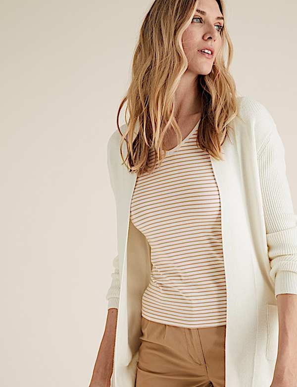 Soft Touch Knitted Longline Cardigan