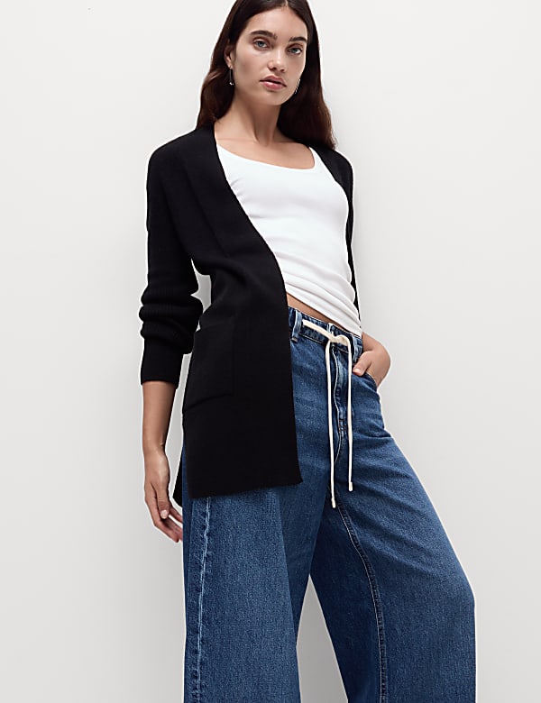 Soft Touch Knitted Longline Cardigan - MY