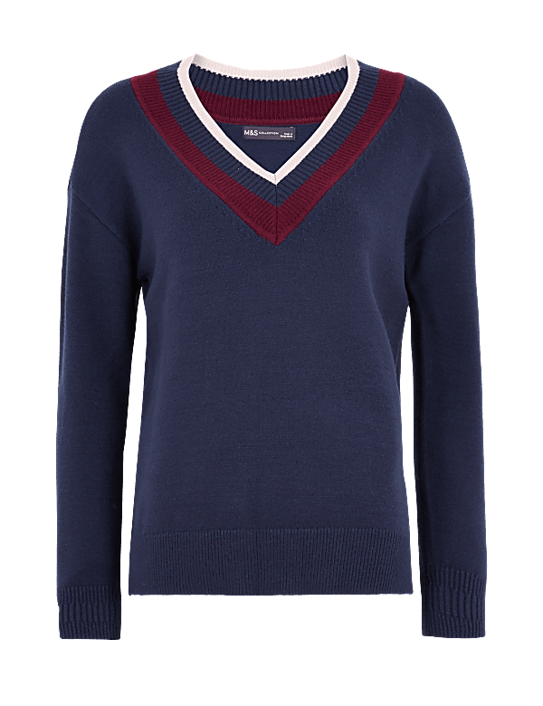 Soft Touch V-Neck Relaxed Jumper