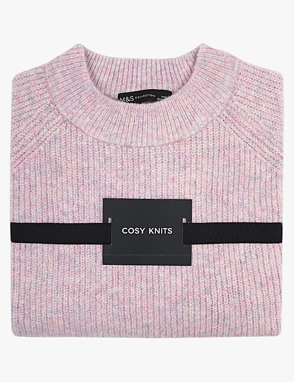 Ribbed Crew Neck Jumper