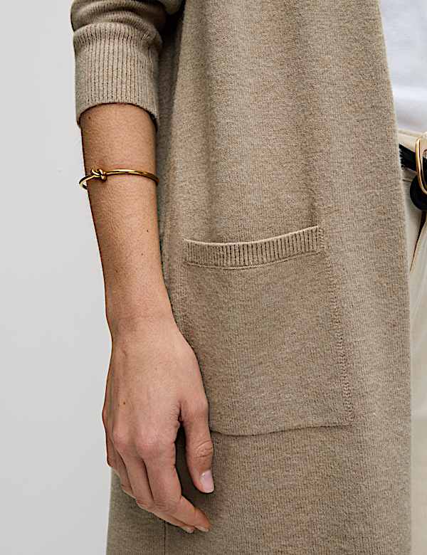 Textured Edge to Edge Longline Cardigan - PL