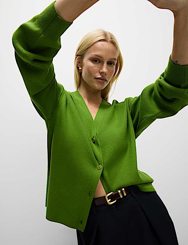 Soft Touch V-Neck Cardigan - NZ