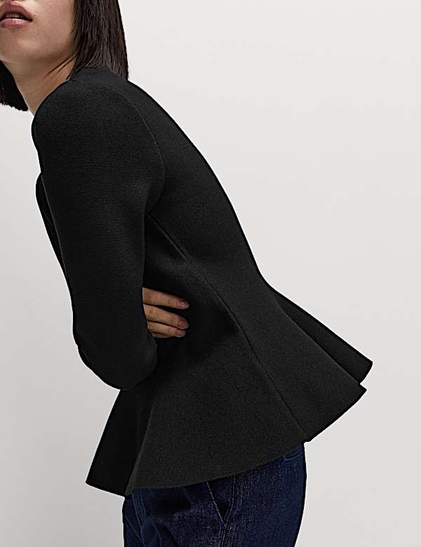 Soft Touch Crew Neck Knitted Top - PT