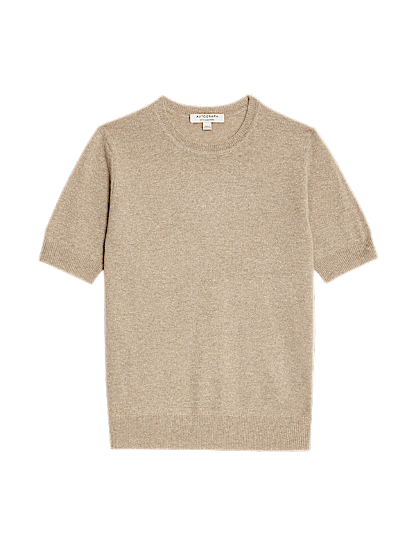 Merino Wool Rich Knitted Top with Cashmere