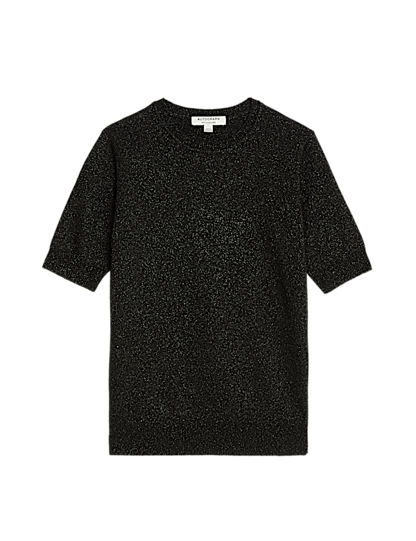 Merino Wool Rich Knitted Top with Cashmere