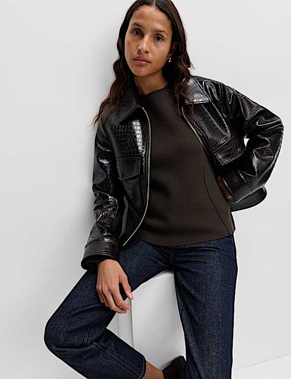 Soft Touch Waisted Slim Fit Jumper - CA