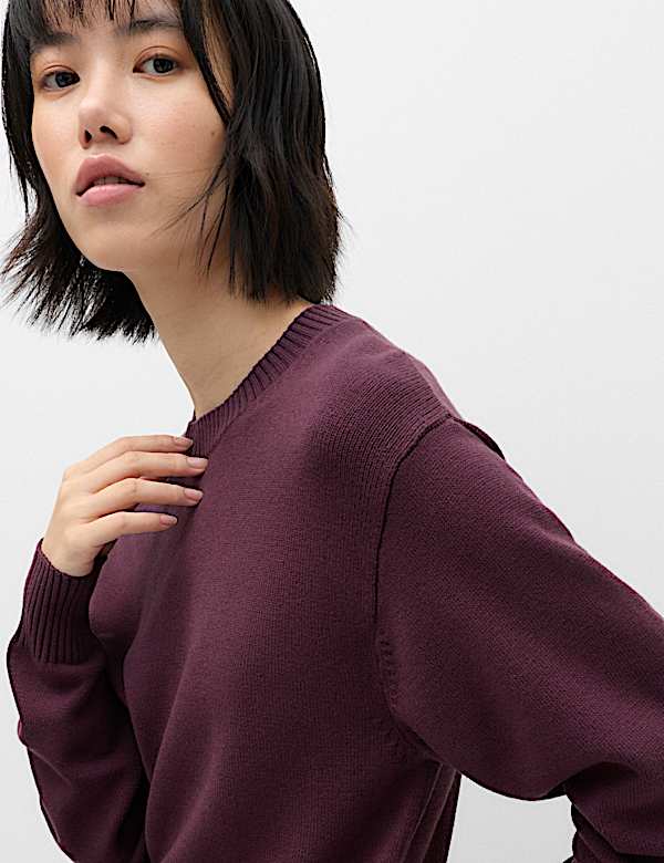 Crew Neck Fitted Jumper - KR