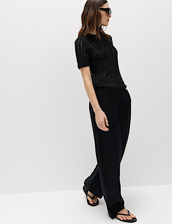 Cotton Rich Textured Knitted Top - MV