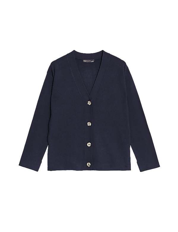 Soft Touch V-Neck Button Front Cardigan