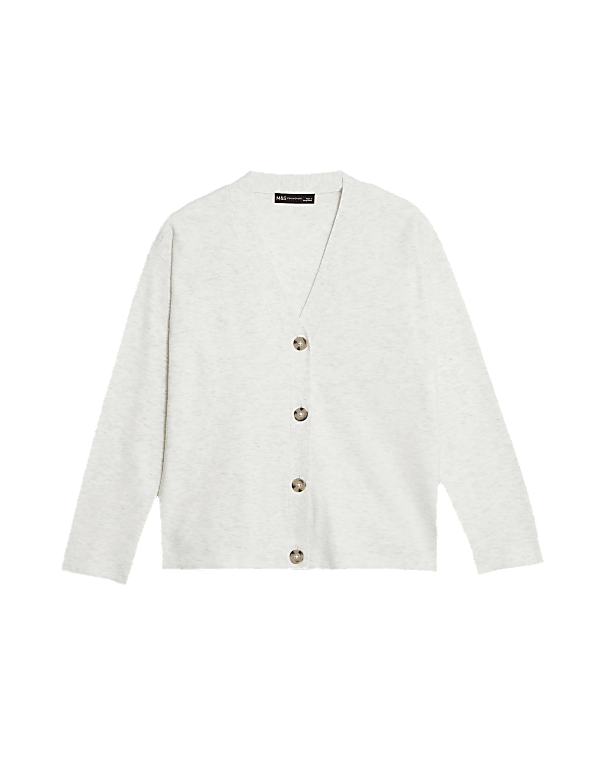 Soft Touch V-Neck Button Front Cardigan